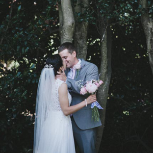 How sweet is this snap of the Bride and Groom after their ceremony? LOVE!