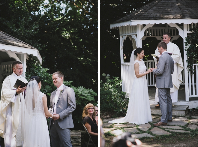 We love this darling couple and their super sweet ceremony!