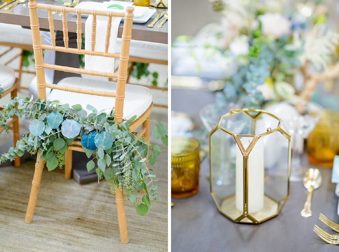 We can't get over this stunning styled coastal wedding and table decor details!