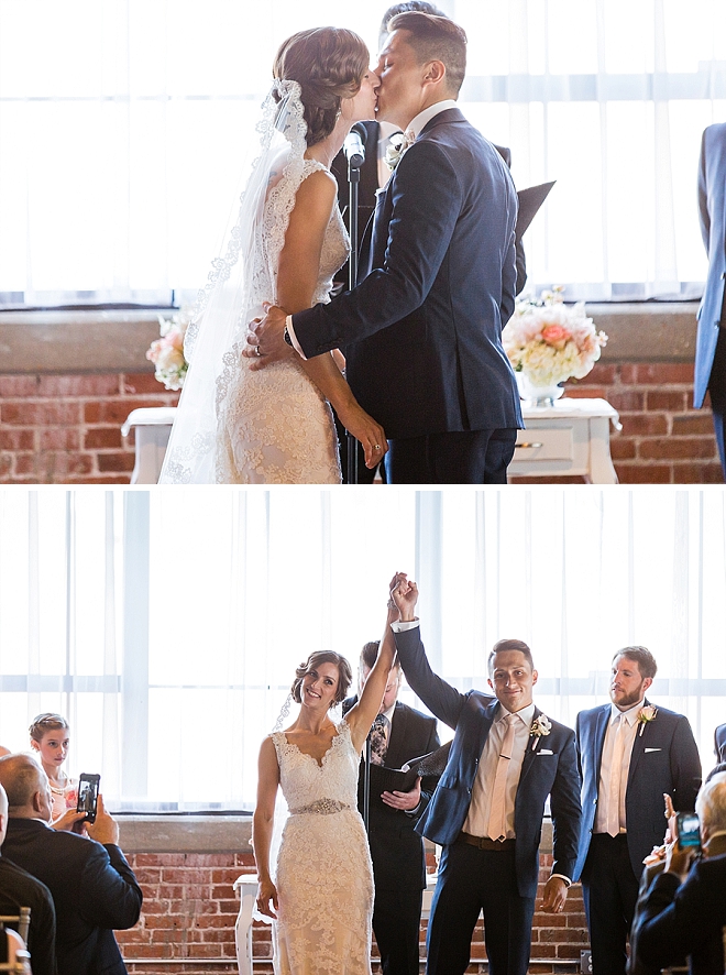 We're swooning over this couple's romantic ceremony!