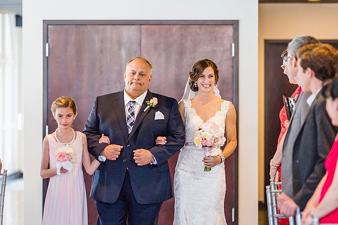 We're swooning over this couple's romantic ceremony!