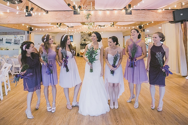 Great snap of the Bride and her Bridesmaids before the ceremony!