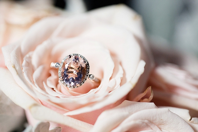 How stunning is this Bride's engagement ring?! Swoon!