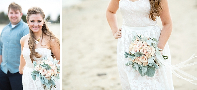 How stunning is this Bride's engagement session bouquet?! LOVE!
