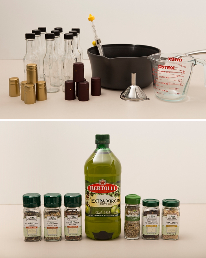 Learn how easy it is to make your own infused olive oil wedding favors!