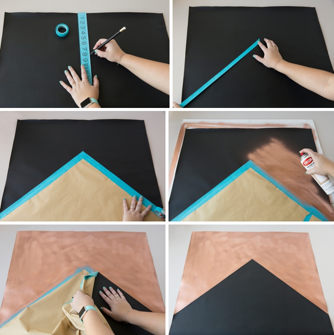 How to make a giant chalkboard sign using blackboard fabric!