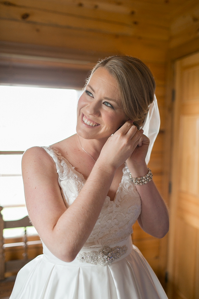 The stunning Bride getting ready for the big day!