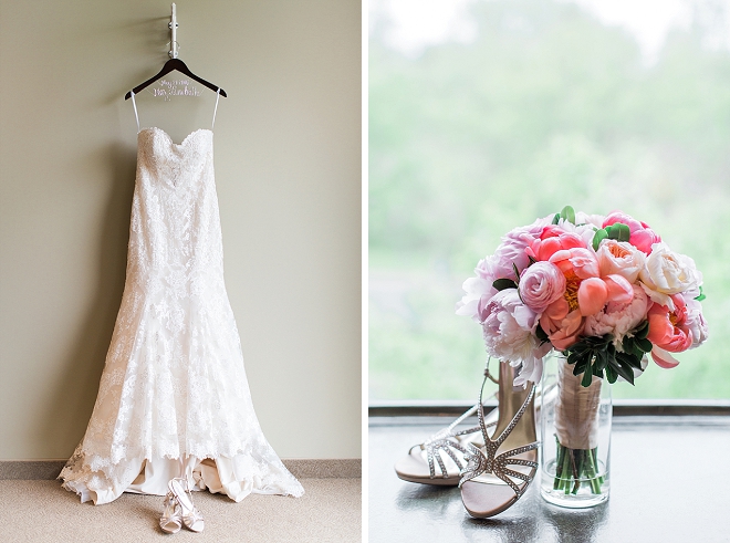We're in LOVE with all of this Bride's stunning wedding day details!