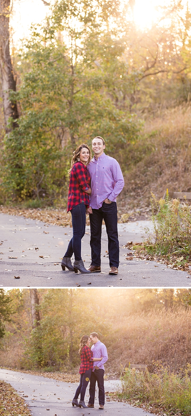 We're swooning over this super romantic engagement session!