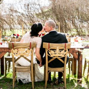 We're crushing on this styled Snow White themed wedding!