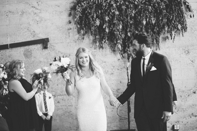 Swooning over this couple's super sweet ceremony!