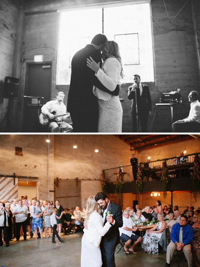 Such a sweet first dance between the new Mr. and Mrs!