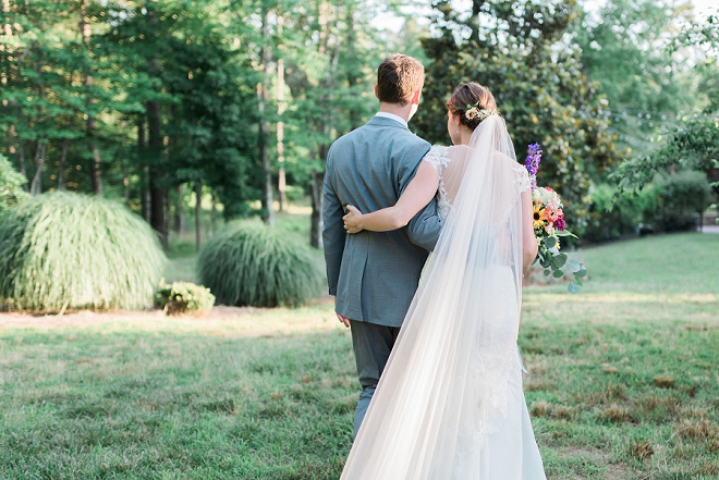 We are in love with this romantic and whimsical wedding!