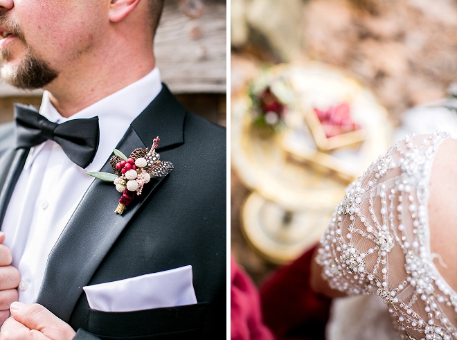 We're crushing on this stunning styled Snow White wedding!