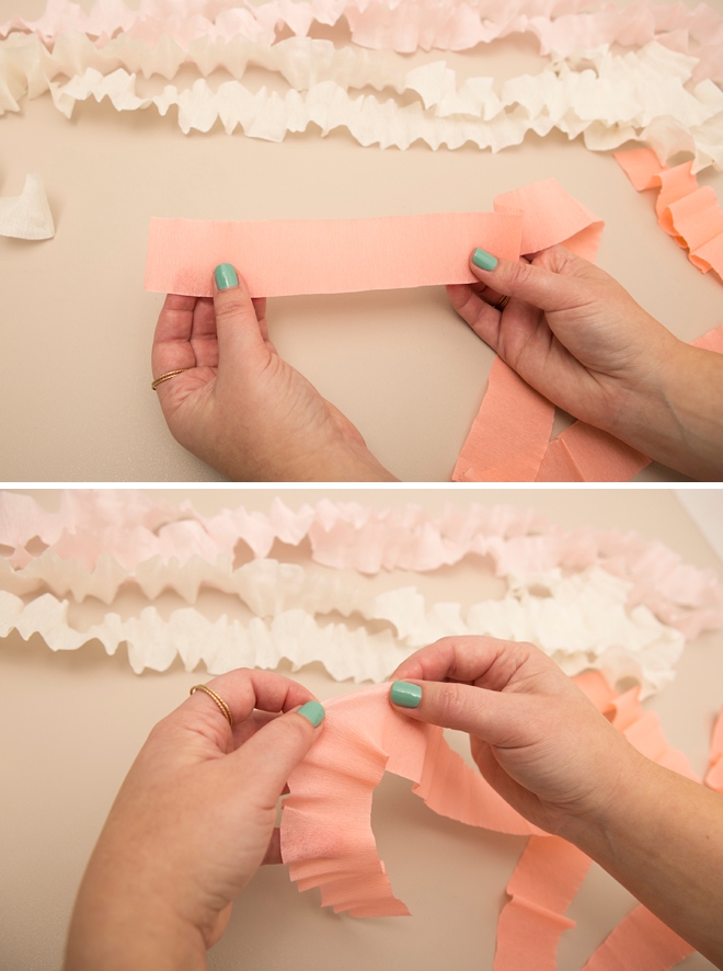 Learn how easily you can make this chic wedding chair decor out of just crepe paper!