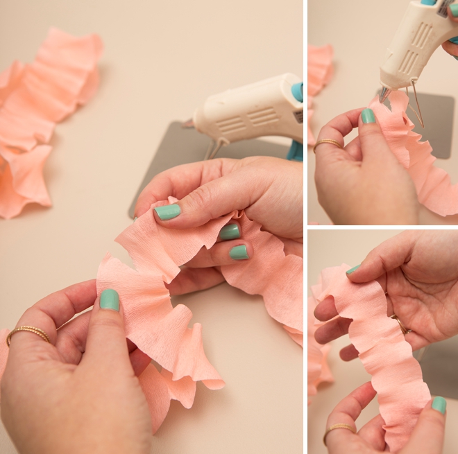 Learn how easily you can make this chic wedding chair decor out of just crepe paper!