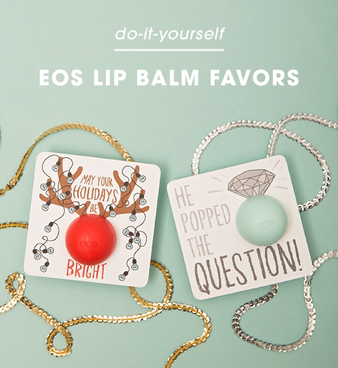 These are just the cutest DIY EOS lip balm gifts!