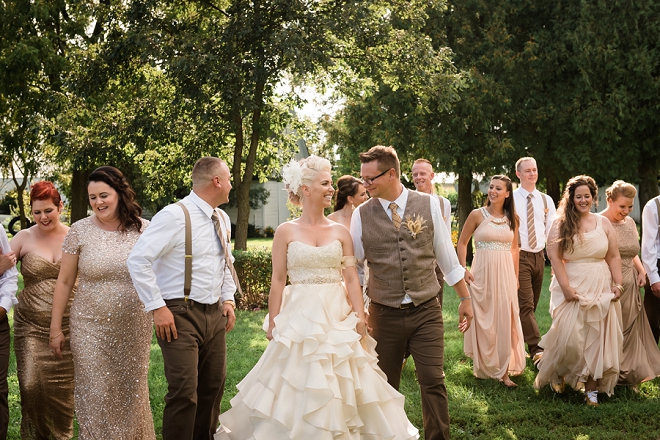 We love this couple and their gorgeous wedding party!