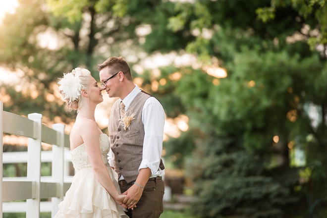 Swooning over this gorgeous couple and their fun wedding!