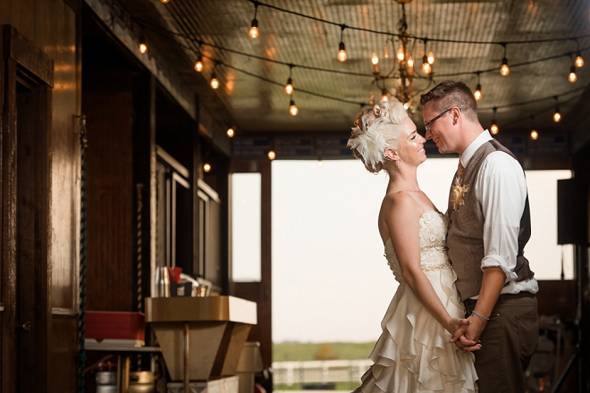 Swooning over this gorgeous couple and their fun wedding!