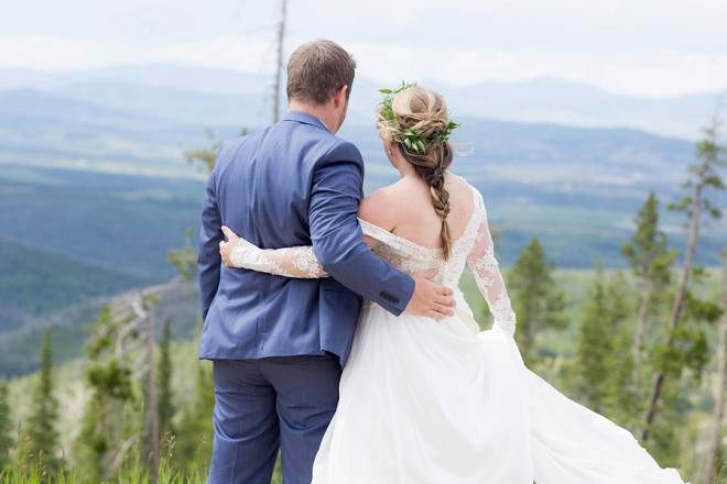 We are crushing hard on this couple and their dreamy Denver wedding!