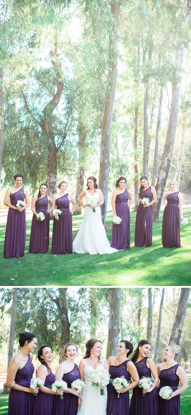 We're loving these fun shots of the Bride and her Bridesmaid's before the ceremony!