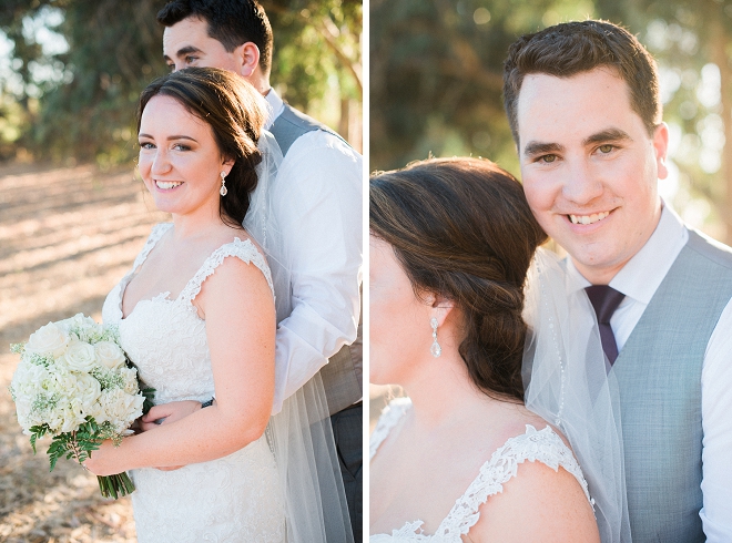 We love this couple's darling outdoor wedding with handmade details!
