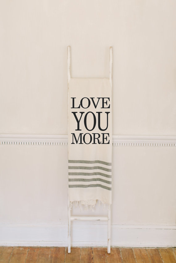 We can't get over this darling Love You More blanket!