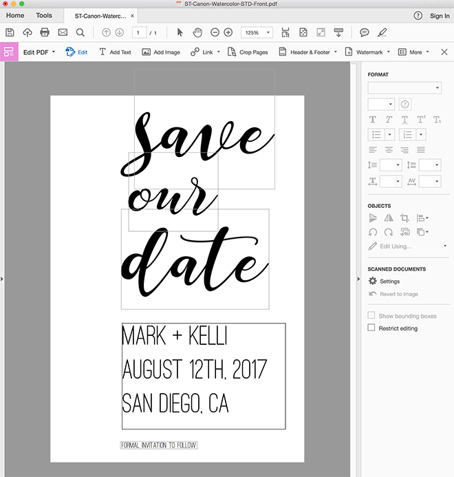 save the date postcard templates