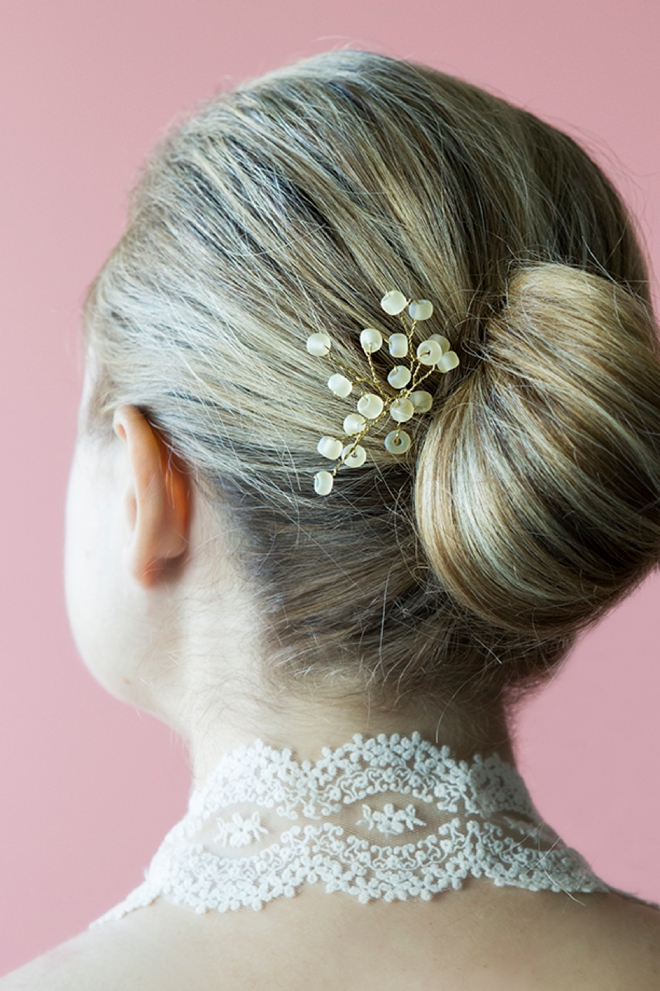 You CAN Make This Stunning Twisted Bridal Hair Pin, We Promise!