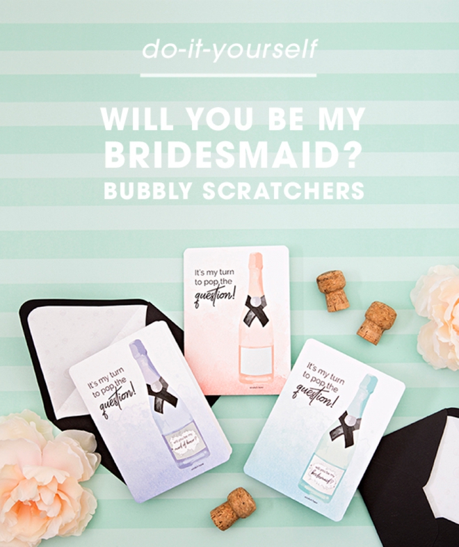 You HAVE to see these adorable will you be my bridesmaid scratcher cards! You can print them for free!