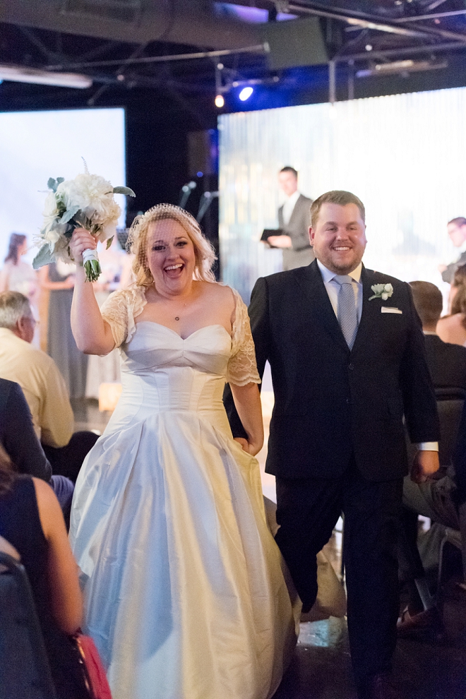 The super sweet ceremony where this couple met!