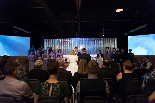 The super sweet ceremony where this couple met!