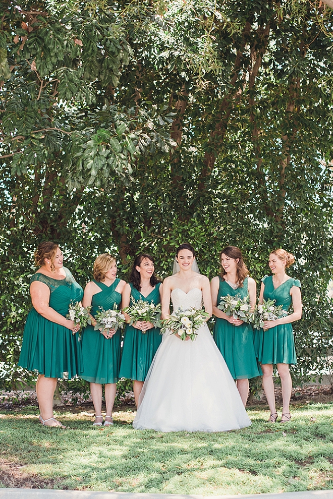 Sweet snaps of the Bride and her Bridesmaid's getting ready for the ceremony!