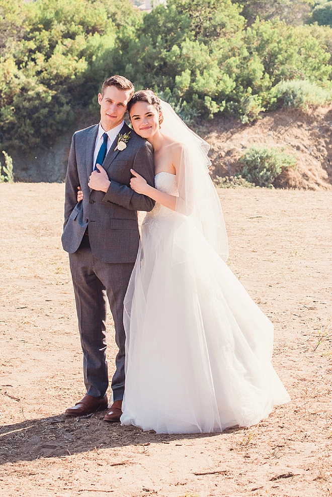 We are in LOVE with this dreamy Santa Barbara wedding - so classic!