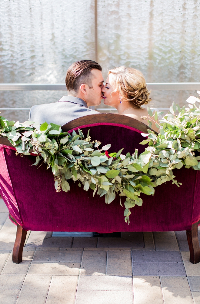 Swooning over this stunning jewel toned styled wedding!