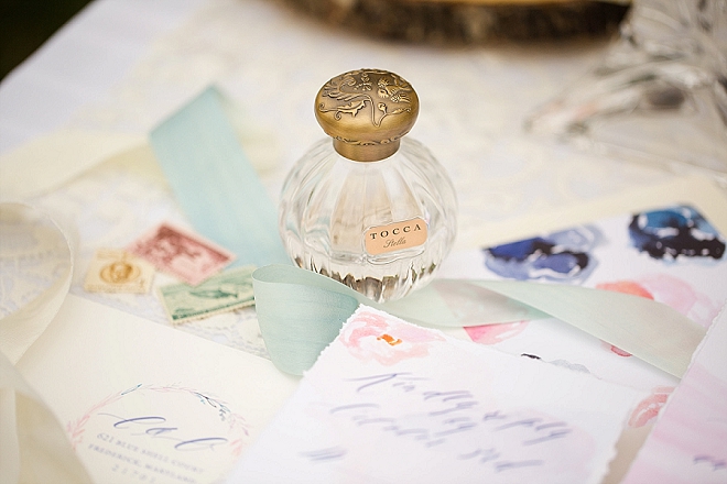 In love with this dreamy watercolor invitation set!