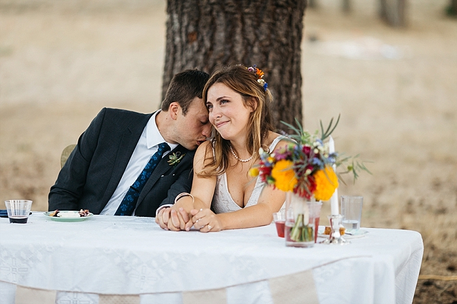Crushing on this darling Mr. and Mrs and their stunning forest wedding!