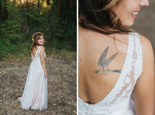 We're loving this beautiful Bride's style and glow before the ceremony!