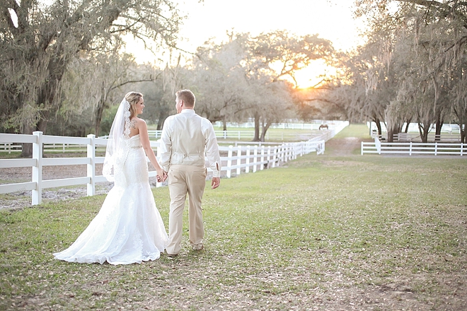 Crushing on this darling couple at their stunning rustic barn wedding!