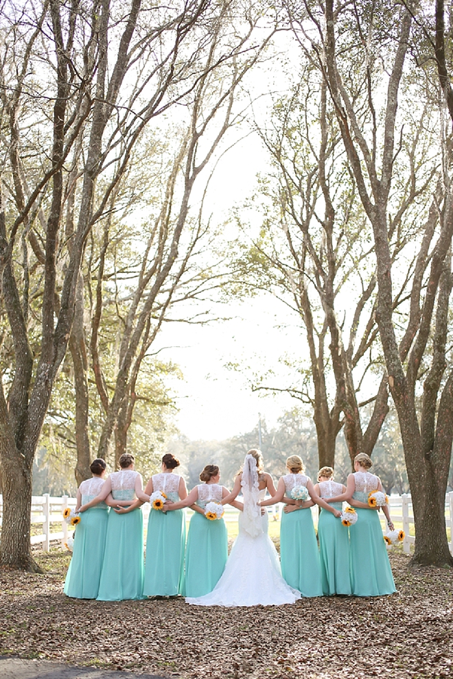 We love this snap of the Bride and Bridesmaid's before the ceremony!