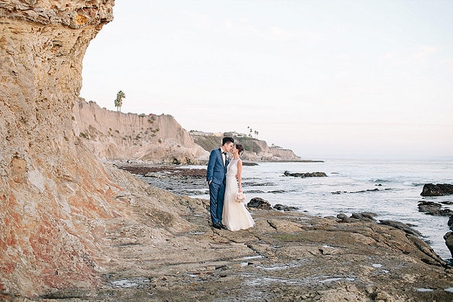 We're crushing on this stunning couple and their amazing handmade wedding!