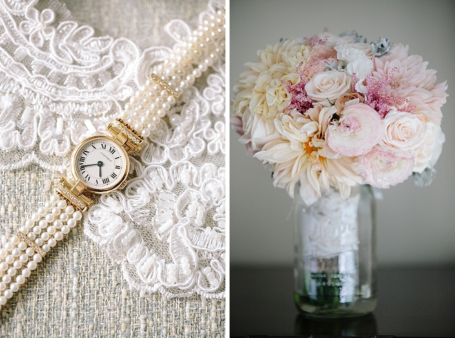 We're crushing on this Bride' stunning wedding day details!