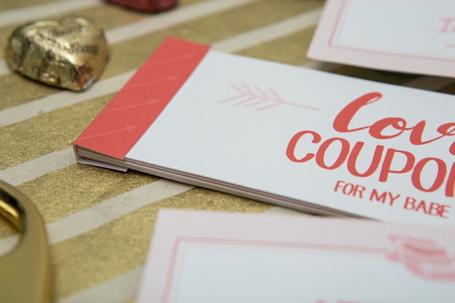 How cute are these DIY Love Coupon booklets!? They even include blank ones you can fill in!