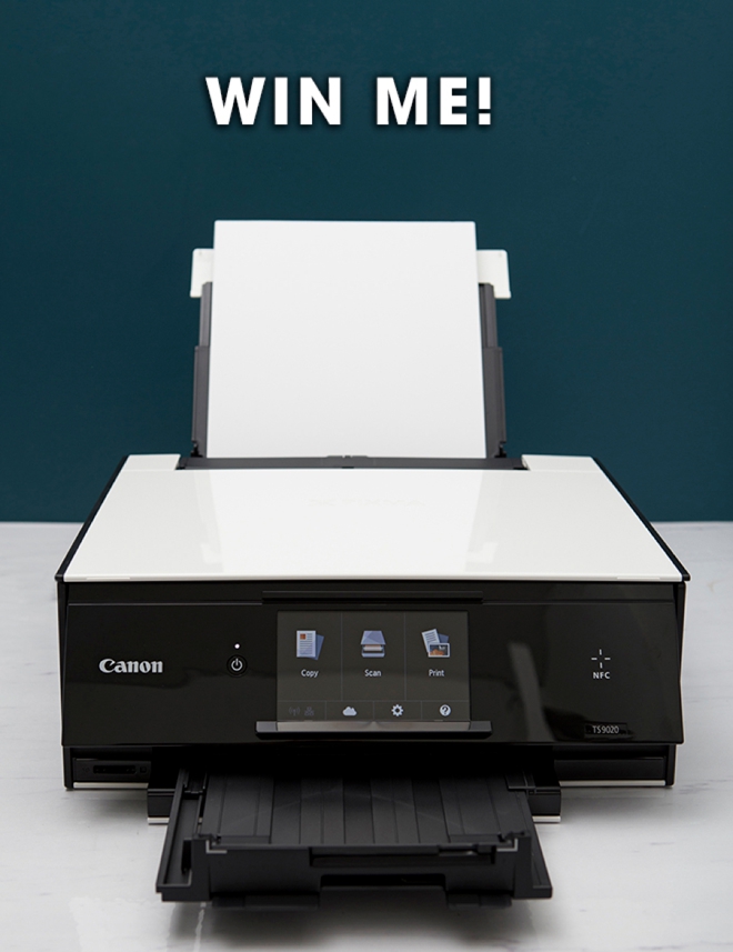 You can win this brand new Canon PIXMA TS9060 All-in-One Printer, enter now!
