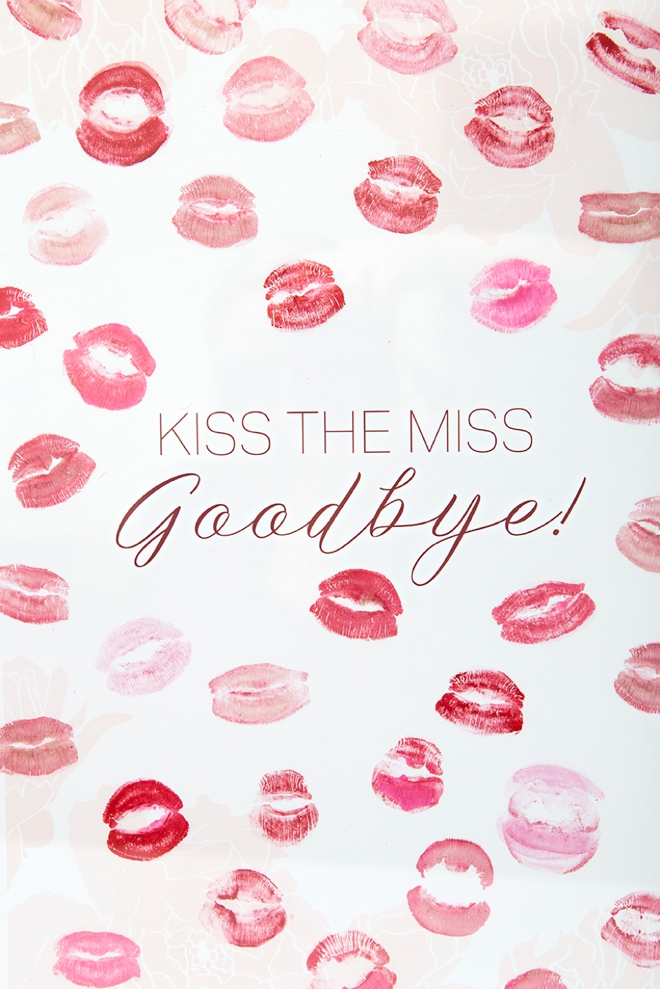 Printable Kiss Summer Goodbye Lip Balm Cards. Welcome Back to