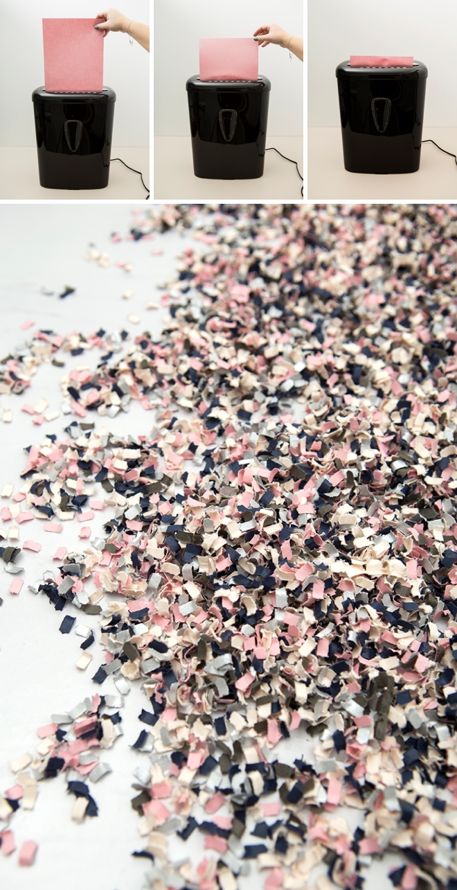 Learn how to make confetti using regular paper and a micro-cut shredder!