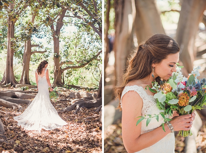 Crushing on this gorgeous Bride's style not to mention that stunning bouquet!