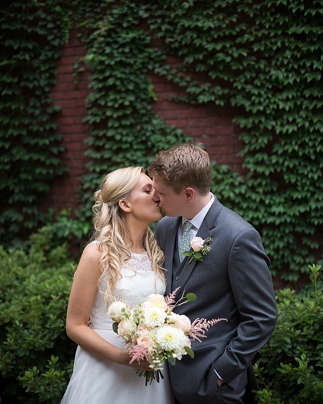 Crushing over this darling Mr. and Mrs. and their handmade wedding!
