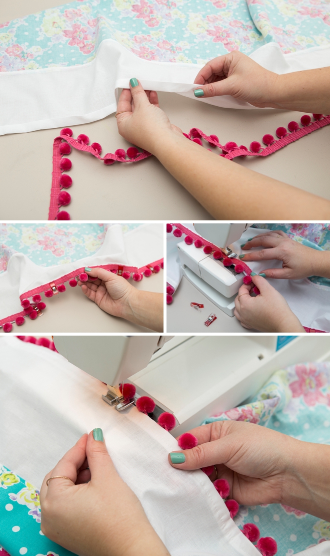 Check out this adorable DIY apron that doubles as a bridal shower guest book!